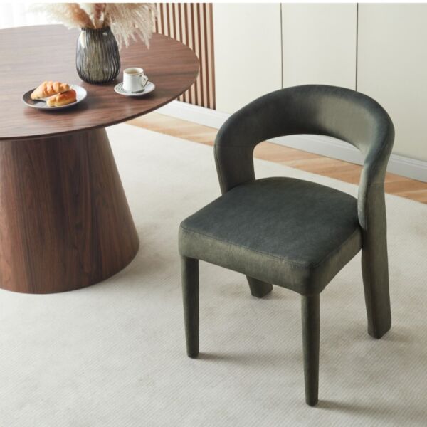 كرسي طعام نوفا - اخضر غامق