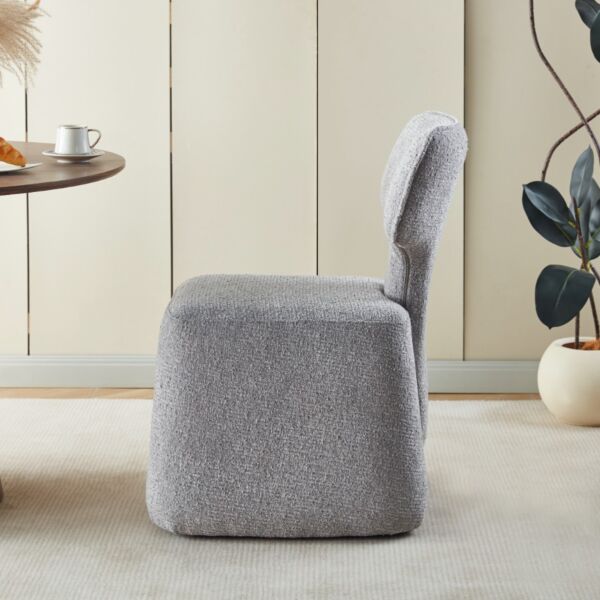 كرسي طعام بالانسي - رمادي