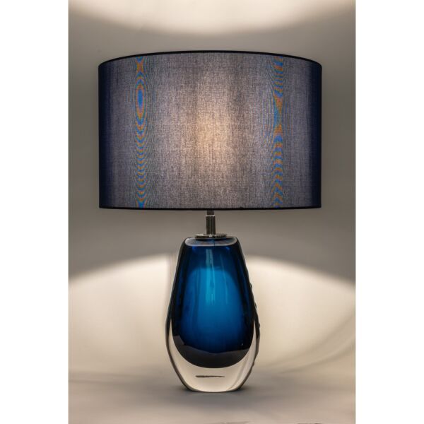 ابجورة طاولة زجاجية مورلي - ازرق