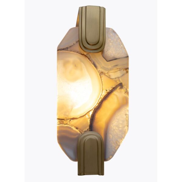 اضاءة جدارية حجري معتم - ذهبي