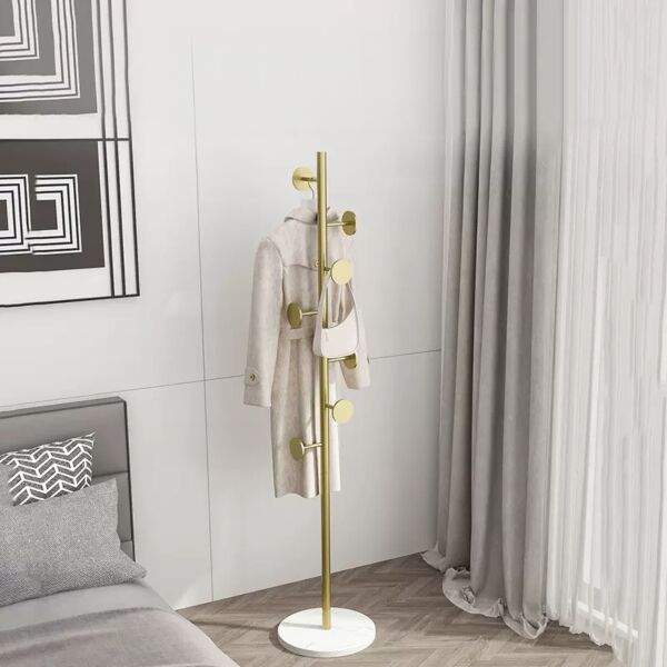 علاقة ملابس رخام  إليجانت  - ذهبي