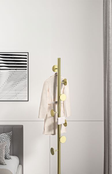 علاقة ملابس رخام  إليجانت  - ذهبي