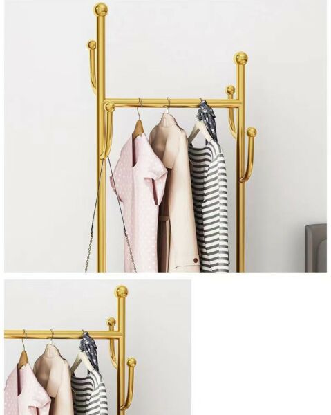 علاقة ملابس رخام  تريندي - ذهبي