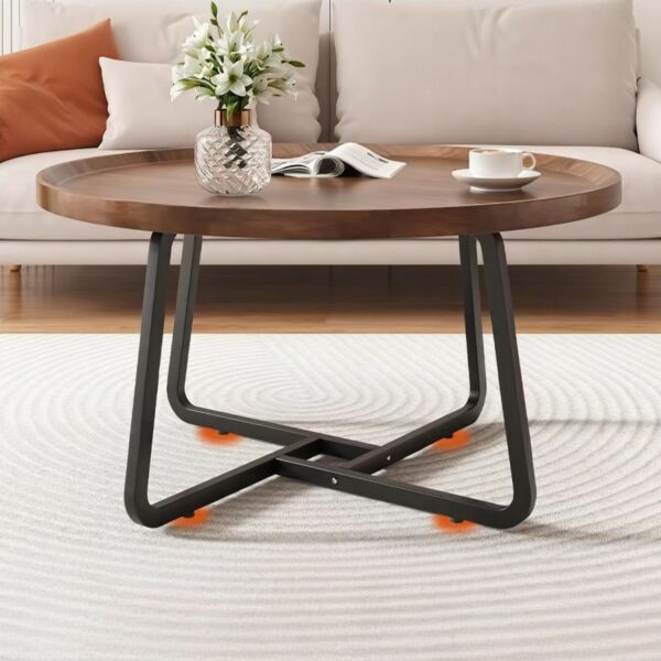 طاولة قهوة قطعتين من مجموعة نوفا - بني واسود