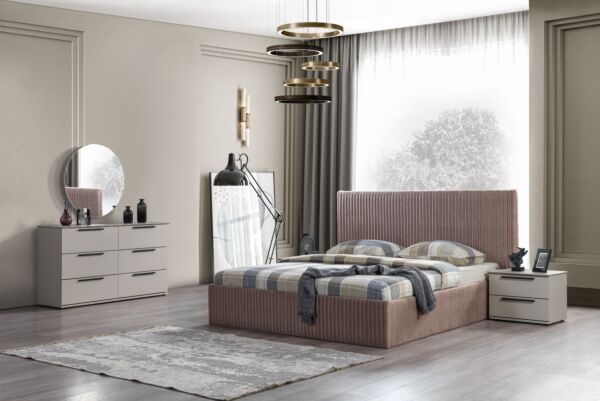 طقم غرفة نوم كينغ 6 قطع سيرينيتي