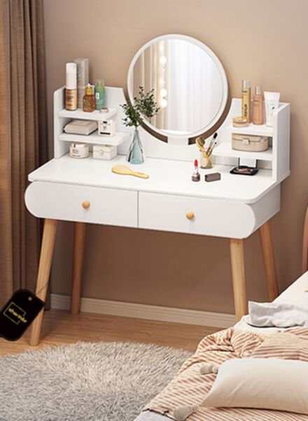 طاولة تزيين مع مرآة اليانور