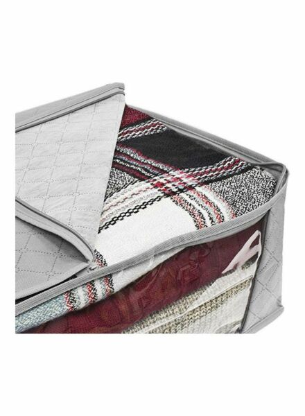 حقيبة تخزين قابلة للطي - رمادي - ترانسبلانت