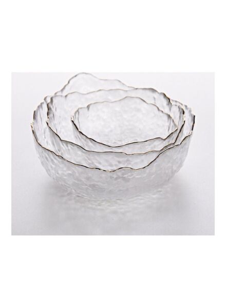 طقم أوعية تقديم ايزابيل 3 قطع - شفاف