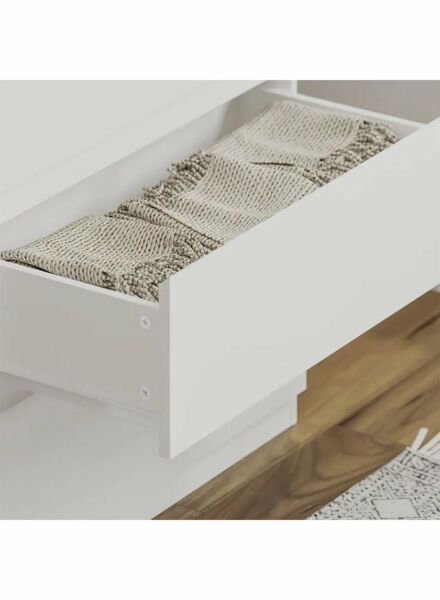 كومودينو شاربدو 3 أدراج - أبيض