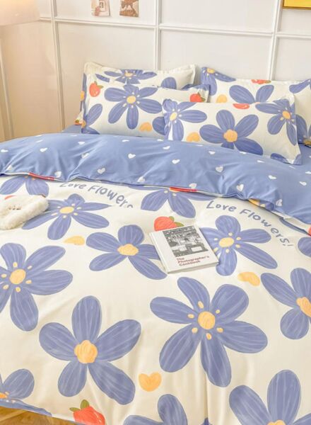 طقم غطاء لحاف شمنان  -  متعدد الالوان