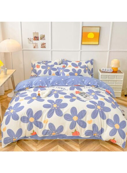 طقم غطاء لحاف شمنان  -  متعدد الالوان