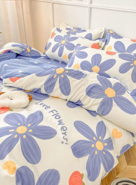 طقم غطاء لحاف شمنان  -  متعدد الالوان