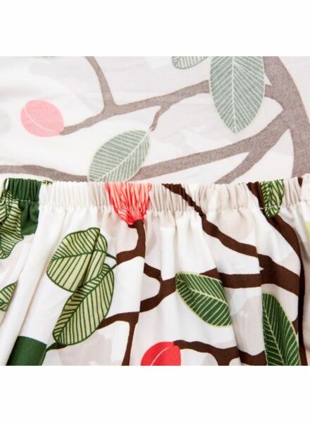 طقم غطاء أريكة ثلاث مقاعد مع غطاء وسادة - متعدد الالوان