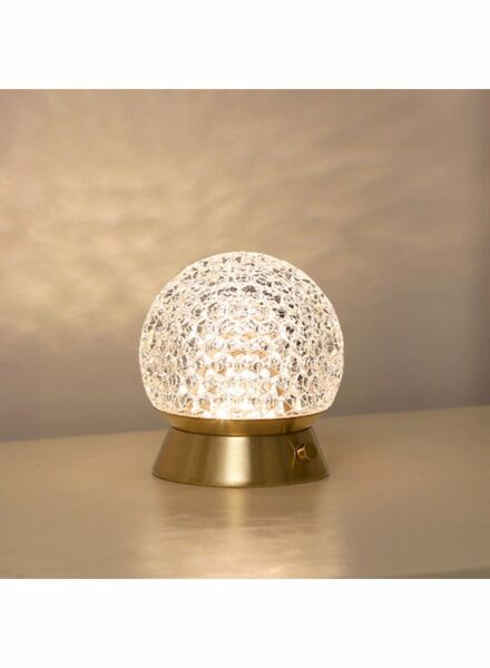 مصباح طاولة ديسكا - ذهبي