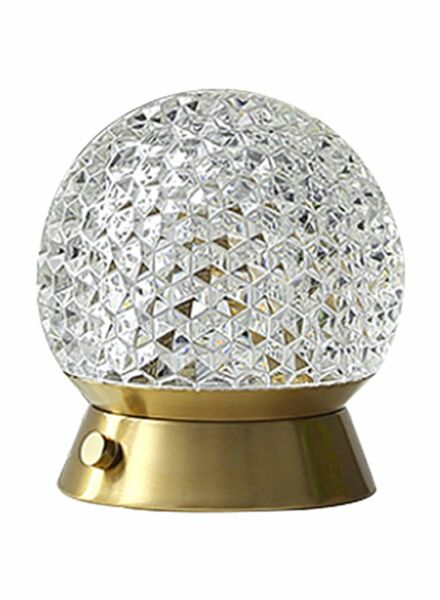 مصباح طاولة ديسكا - ذهبي