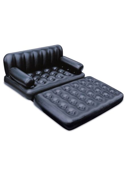 كنبة بابلز مقعدين - أسود