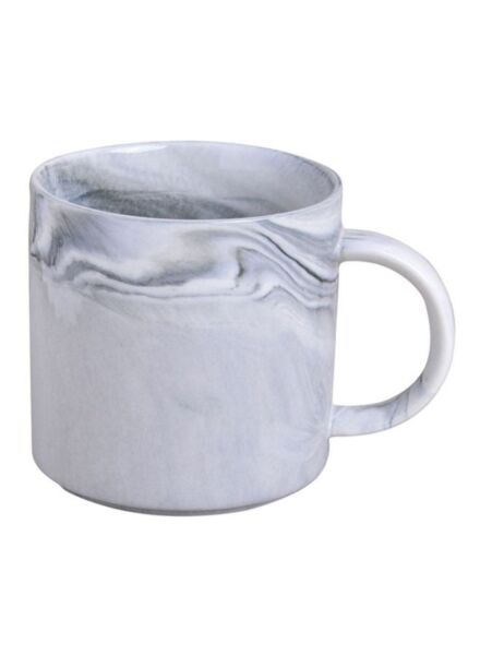 كوب سيراميك أمواج 360 مل - رمادي