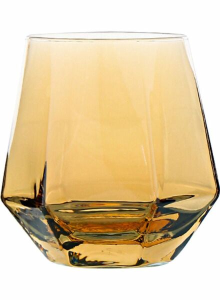 كأس بشكل قطعة ألماس سطح سداسي الأضلاع