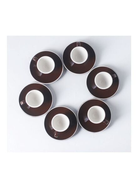 طقم فناجين قهوة وصحون