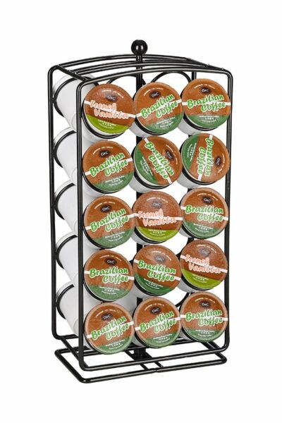 حامل كبسولات قهوة أسود