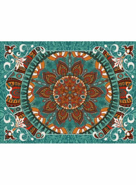 سجادة بوهيميان 200x140 سم - متعدد الألوان