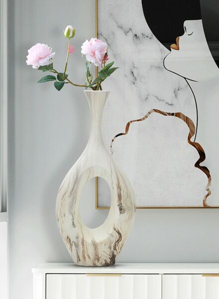 فازة سيريكل تيوب - ابيض