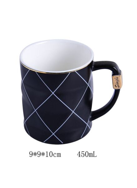 كوب رامبو سيراميك - أسود