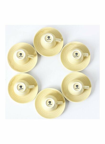 طقم أكواب وصحون كيلن من السيراميك