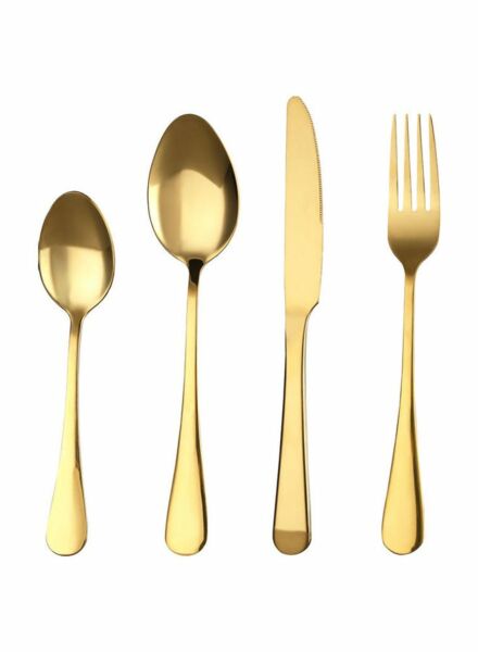 طقم أدوات مائدة فيتال - ذهبي