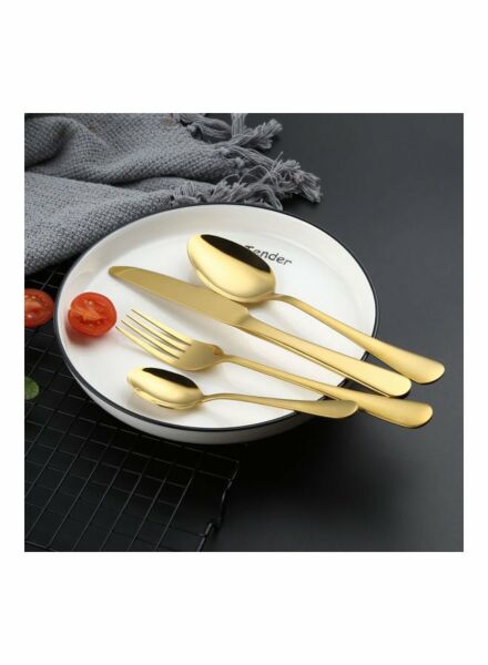 طقم أدوات مائدة فيتال - ذهبي