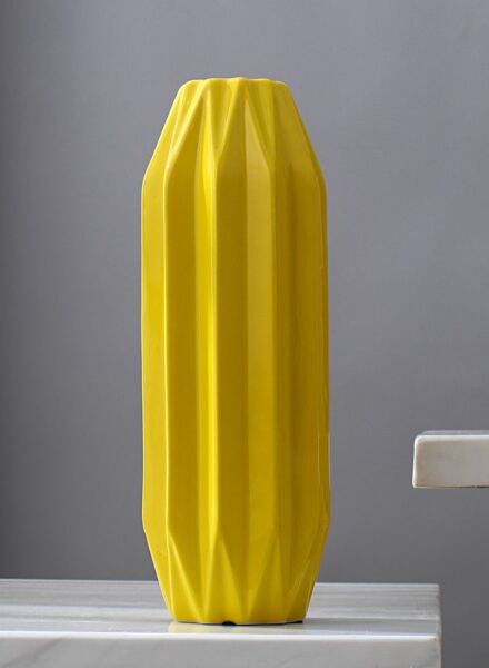 فازة سيراميك اردلا - اصفر