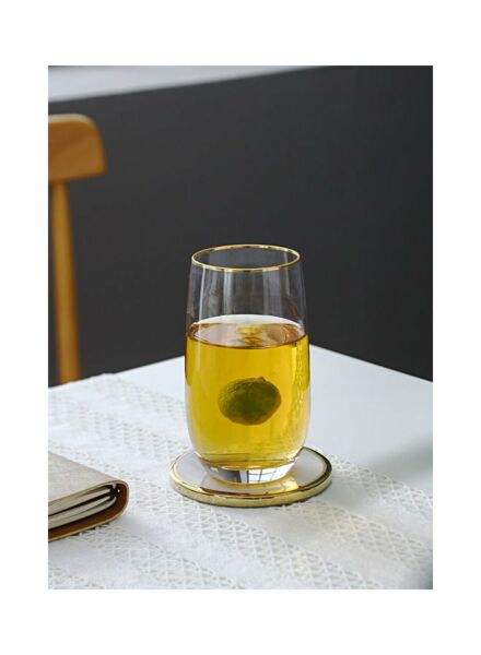 كاس عصير زجاجي - شفاف