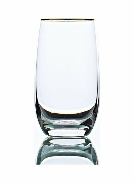 كاس عصير زجاجي - شفاف