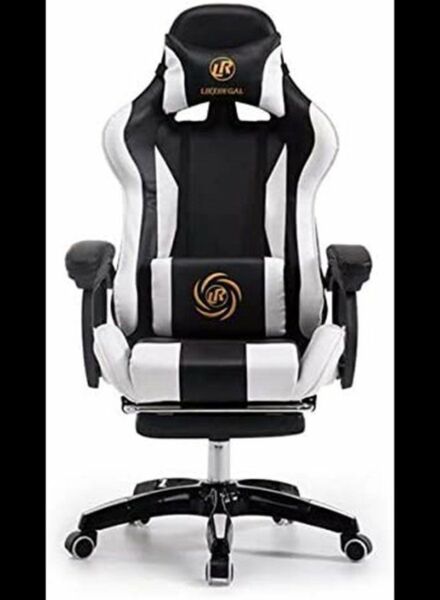 كرسي ألعاب مودرن - ابيض