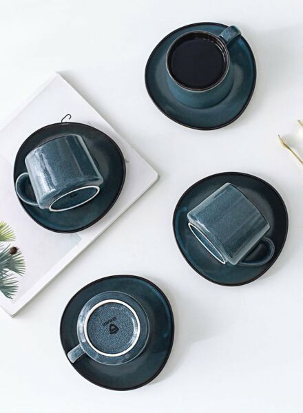 طقم فناجين قهوة تركي - 4 أشخاص