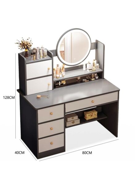 طاولة تزيين مع مرآة LED جيلان