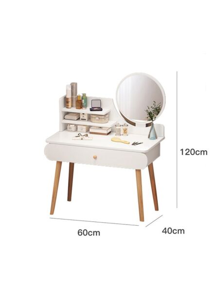 طاولة تزيين توليب - ابيض