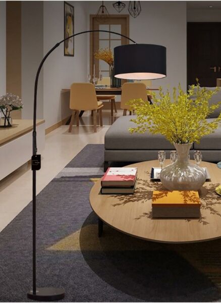 ابجورة ارضية ليد من شاربدو - اسود