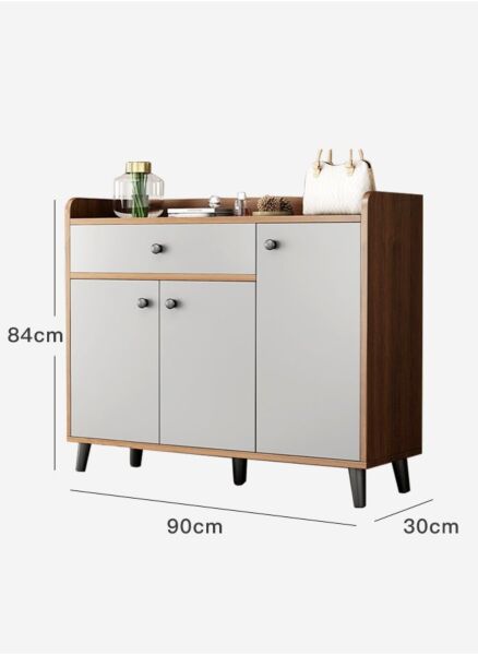 خزانة أحذية جونيش - رمادي