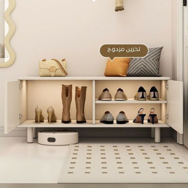 خزانة أحذية من شاربدو - كريمي