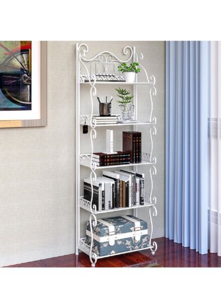 رف تخزين معدني قابل للطي - 5 طوابق