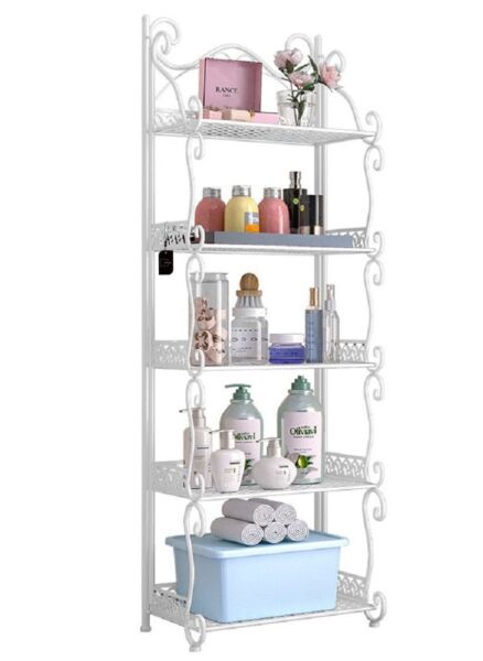 رف تخزين معدني قابل للطي - 5 طوابق