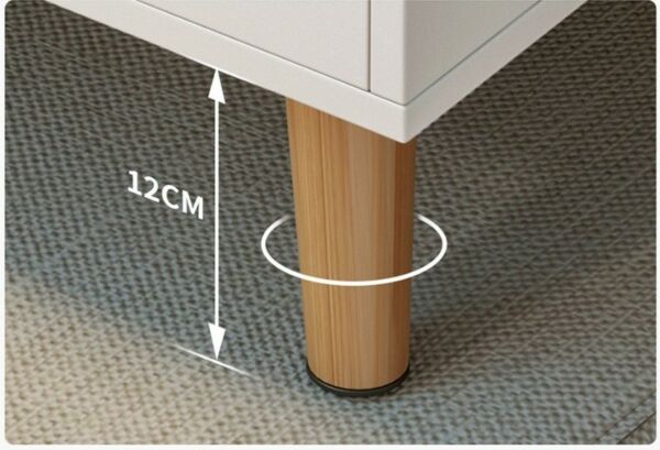 طاولة تزيين مع مرآه ليد روزيتا - ابيض