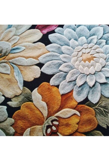 سجادة موردن مستطيل فلورز 140X200 سم - متعدد الالوان