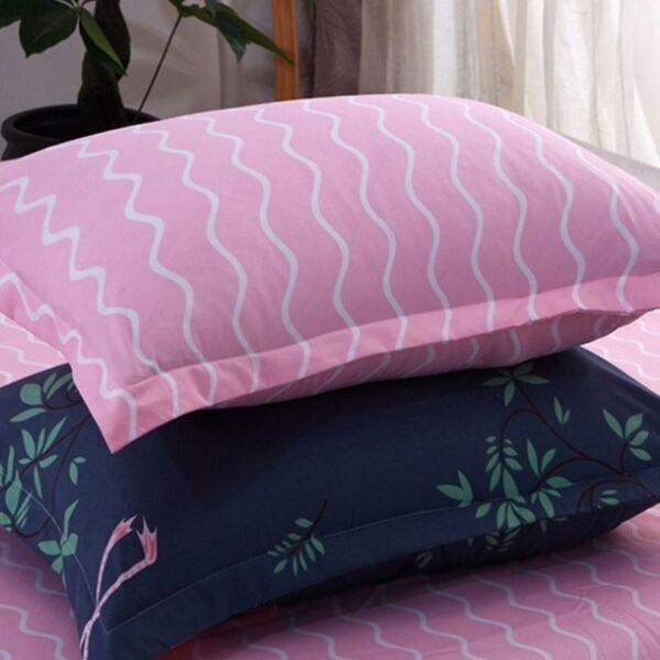 طقم غطاء لحاف 3 قطع - ازرق ومتعدد الالوان