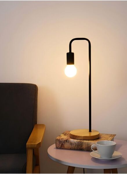 ابجورة طاولة بامبي - اسود