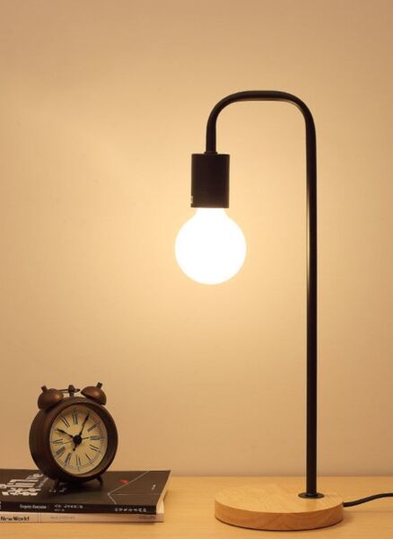 ابجورة طاولة بامبي - اسود