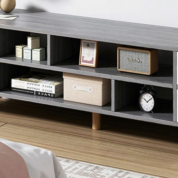 طاولة تلفزيون فريد - رمادي