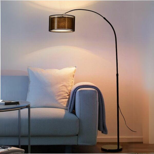 أبجورة أرضية ليد ثلاثي الألوان من نورديك - اسود