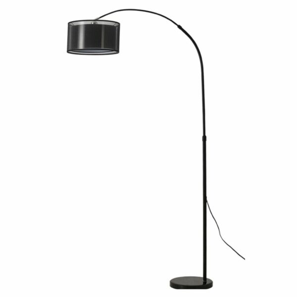 أبجورة أرضية ليد ثلاثي الألوان من نورديك - اسود